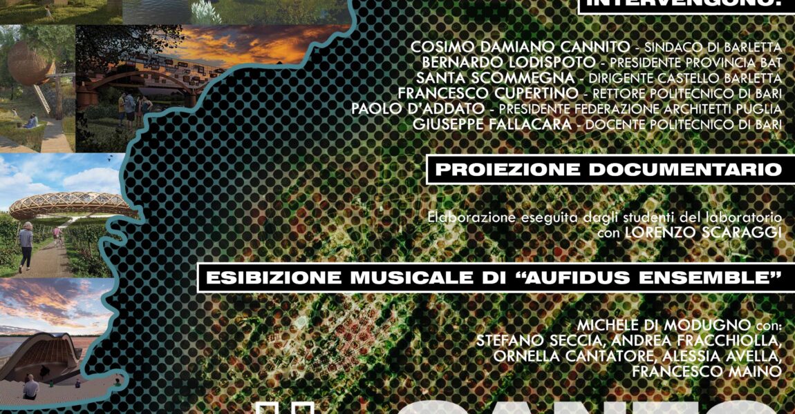 IL CANTO DELL’OFANTO _Mostra Progetti e Presentazione libro – dal 17.07.2021 al 31.07.2021 – Castello di Barletta