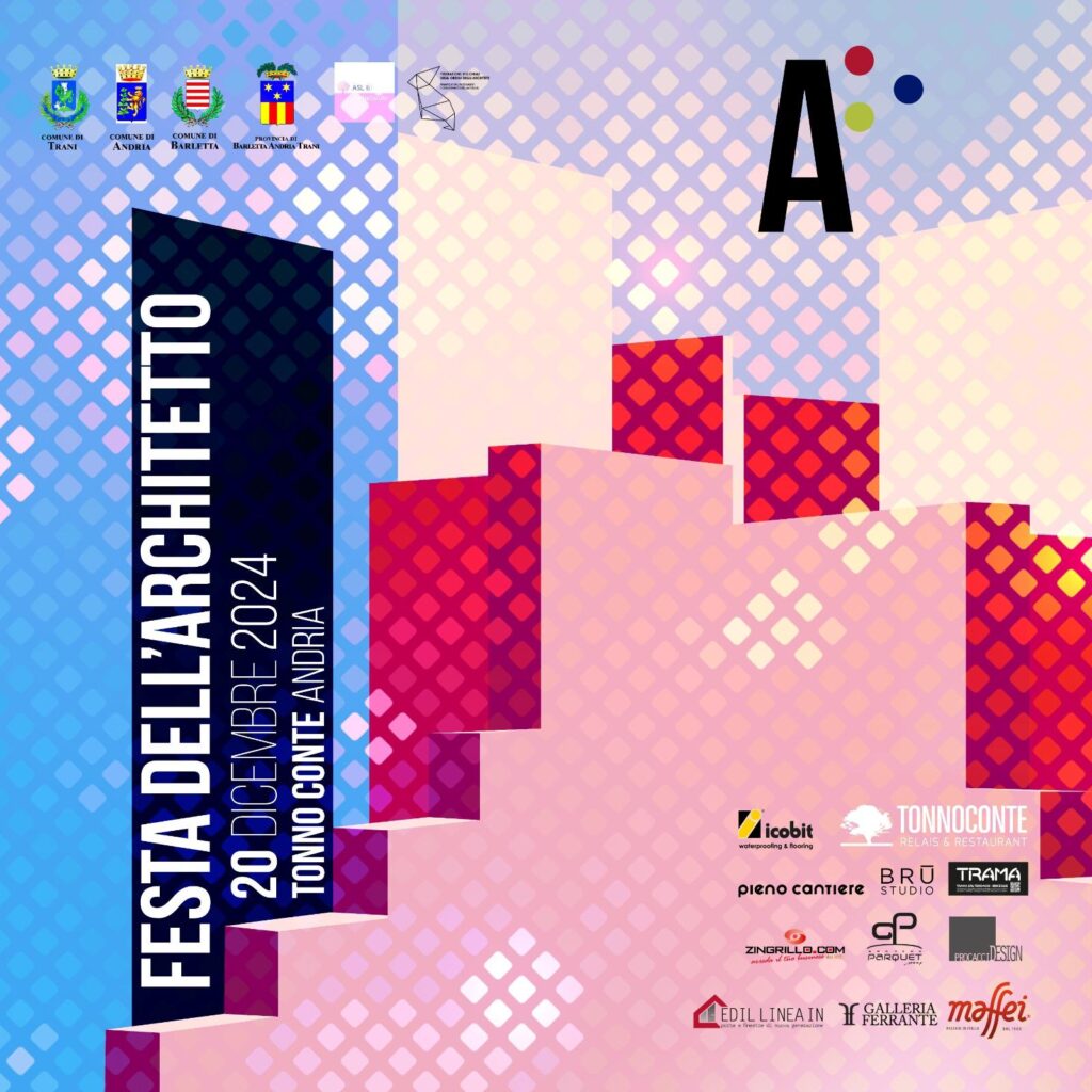 Festa dell’Architetto, appuntamento venerdì 20 dicembre ad Andria